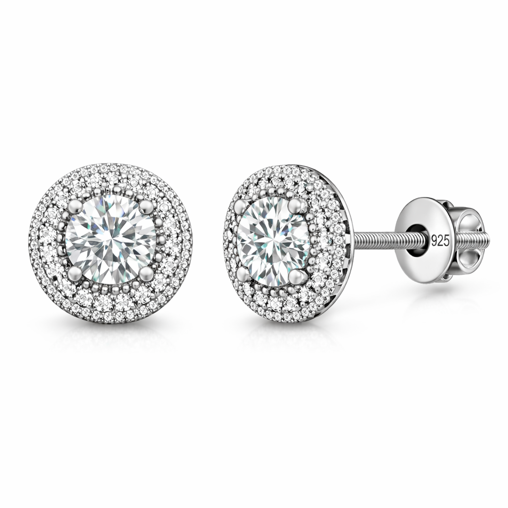 Pendientes “FIFTY” Argento 925 - Moissanite