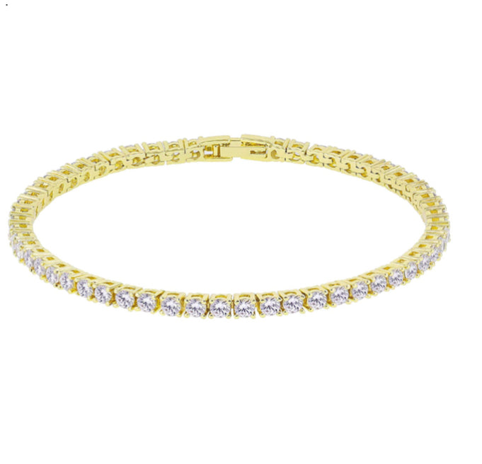 Pulsera Tennis Silver 925 - Gold
