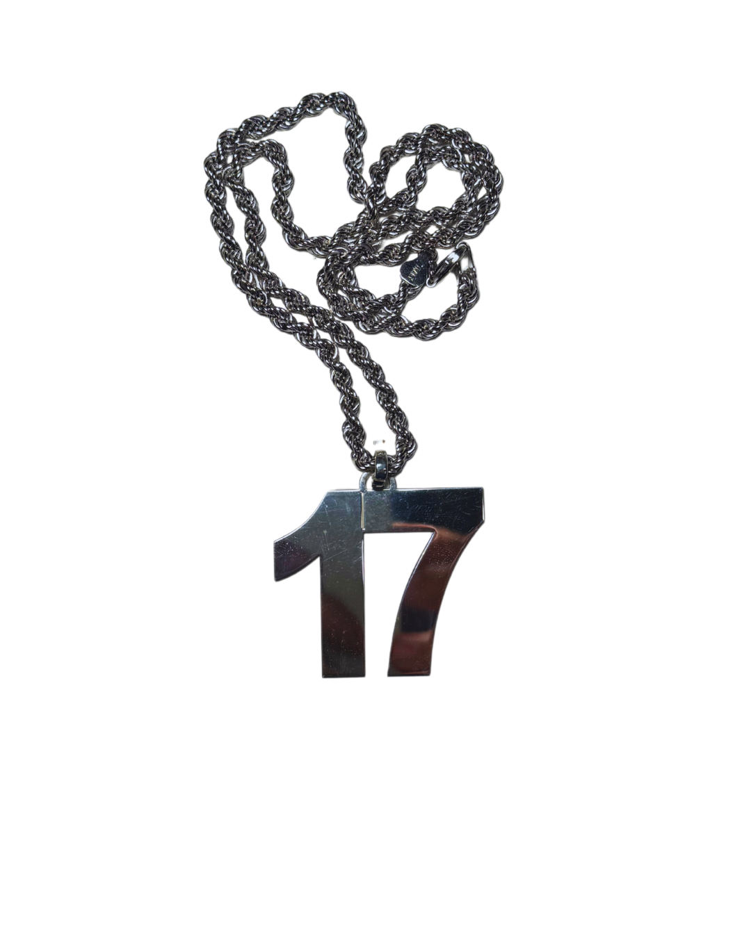 Colgante "17 MARE FUORI" ARGENTO 925