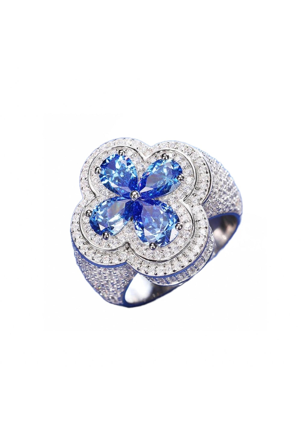 Anillo “Blu KATERIN” Silver925 - Moissanite