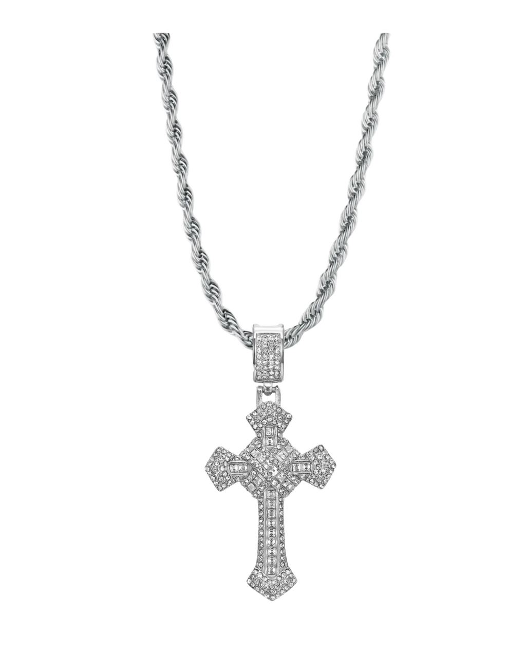 CROCE "GOLD ICE" ACCIAIO INOSSIDABILE