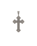 Colgante" CROCE HARD " Silver925 - Moissanite