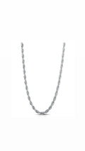 Collana “Medium Rope” Silver Katerin