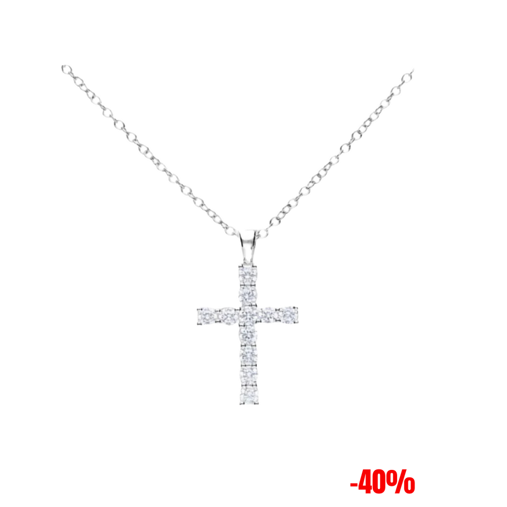 COLLANA "CROCE" SILVER