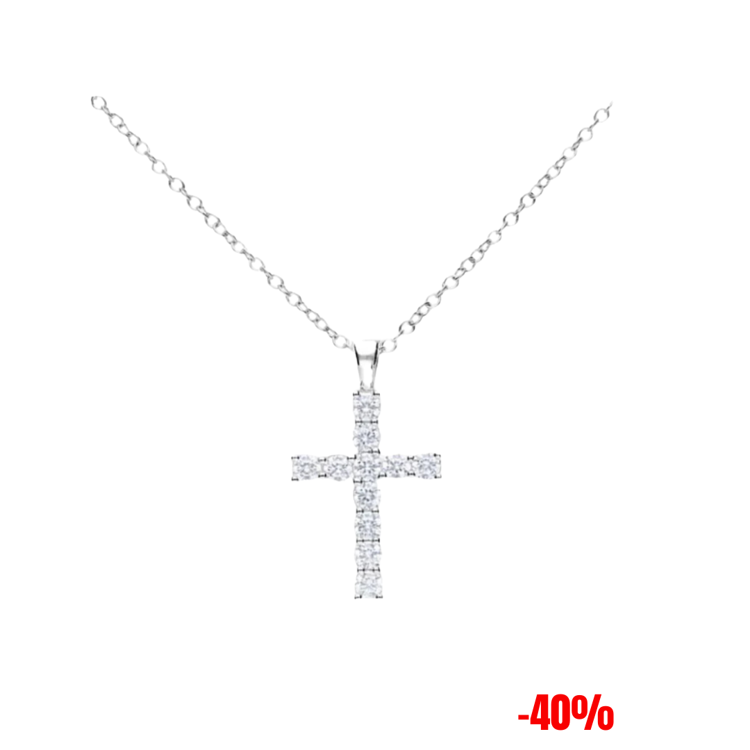 COLLANA "CROCE" SILVER