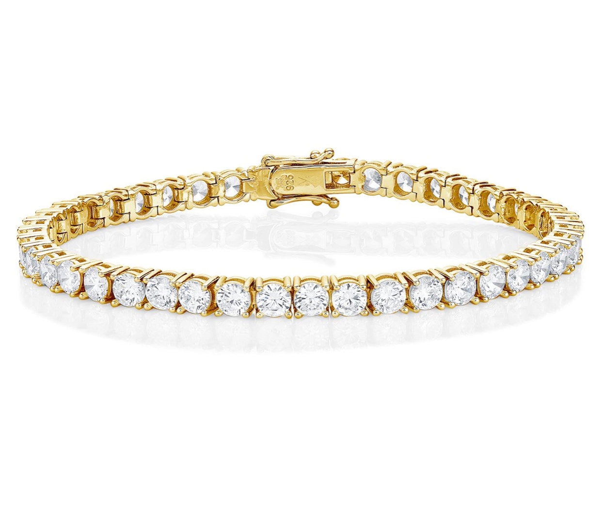 Pulsera “Tennis grande Gold” Katerin