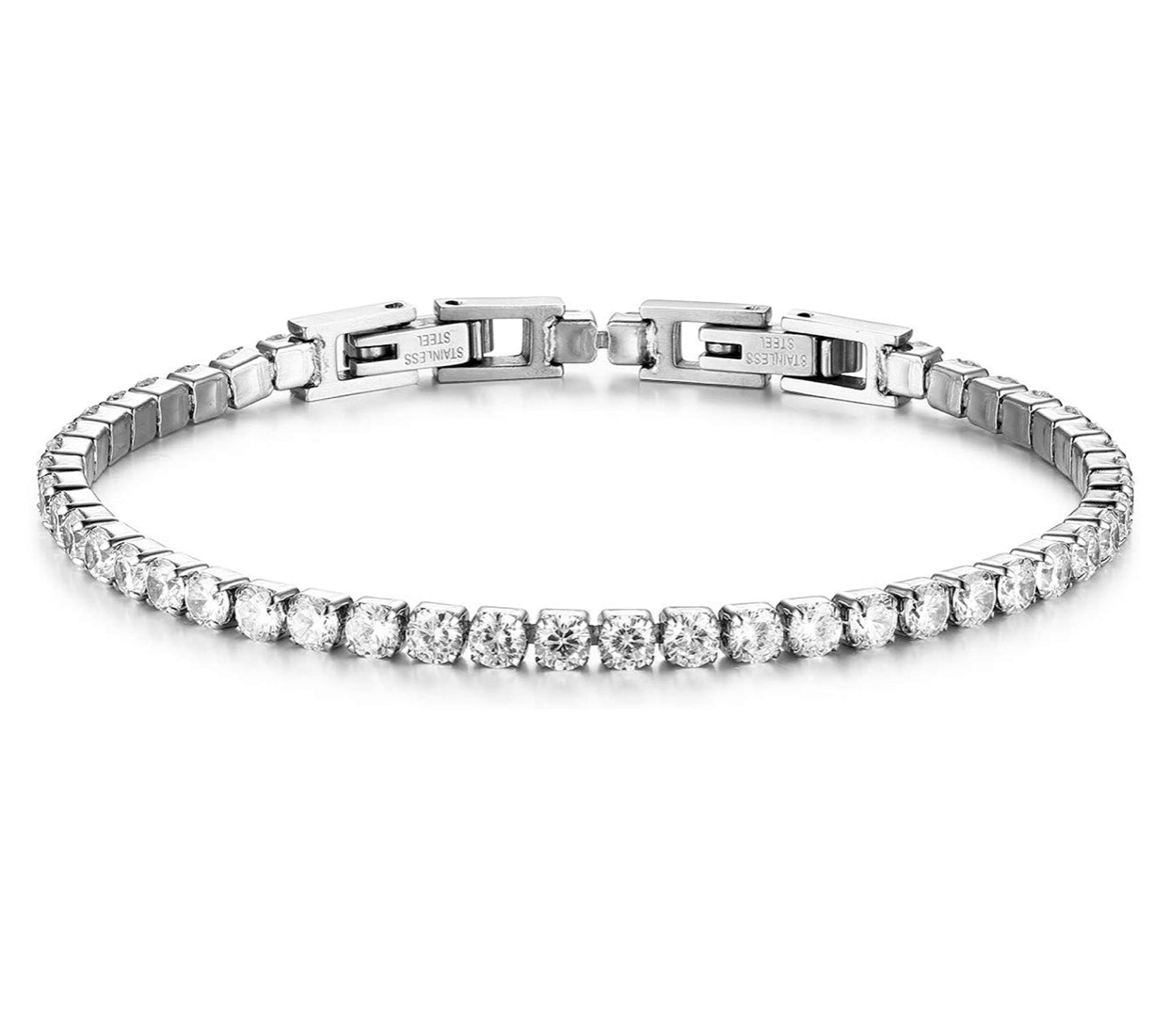 Pulsera “Tennis grande Silver” Katerin