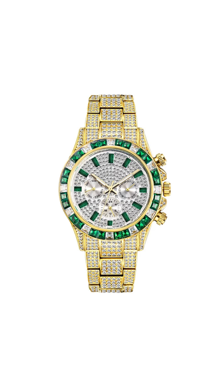 Reloj Katerin “Hawaii” Oro & Verde