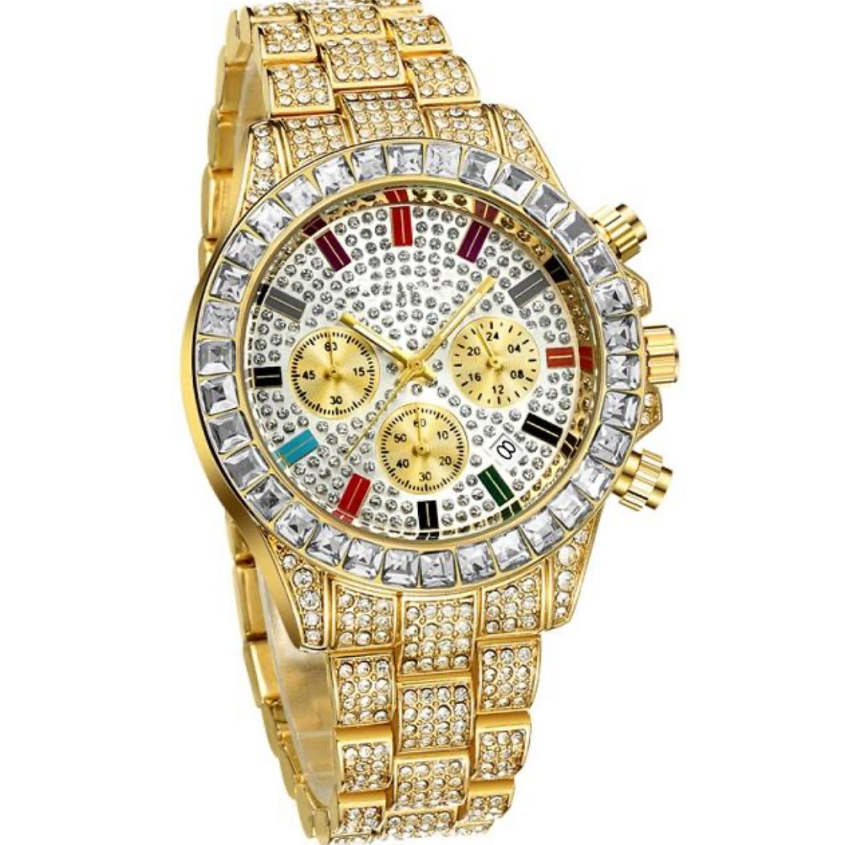 Reloj  Katerin “ Rainbow Gold ICE”