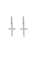 Pendientes Croce” Silver Katerin