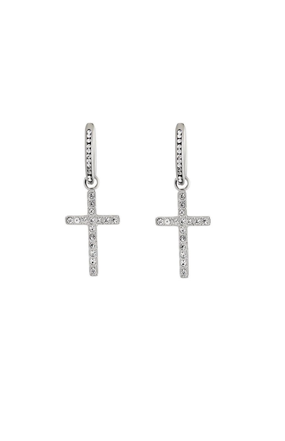 Pendientes Croce” Silver Katerin