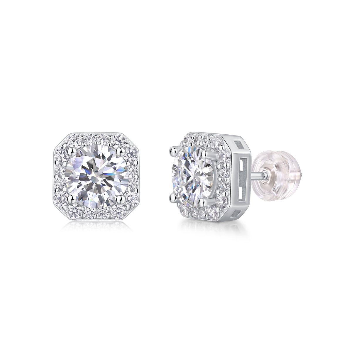 Pendientes “DRIPPY” PLATA925 - Moissanite.