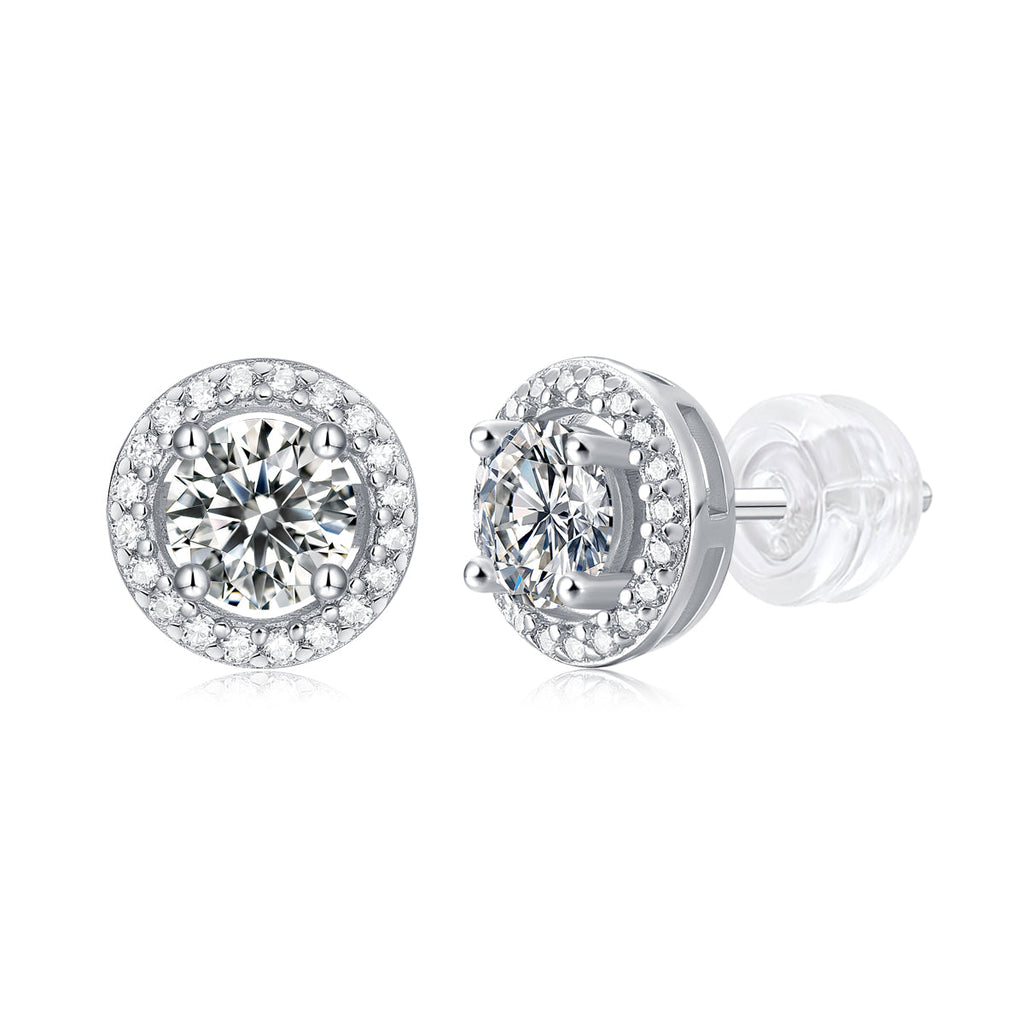 Pendientes "TUPAC" Silver925 - Moissanite