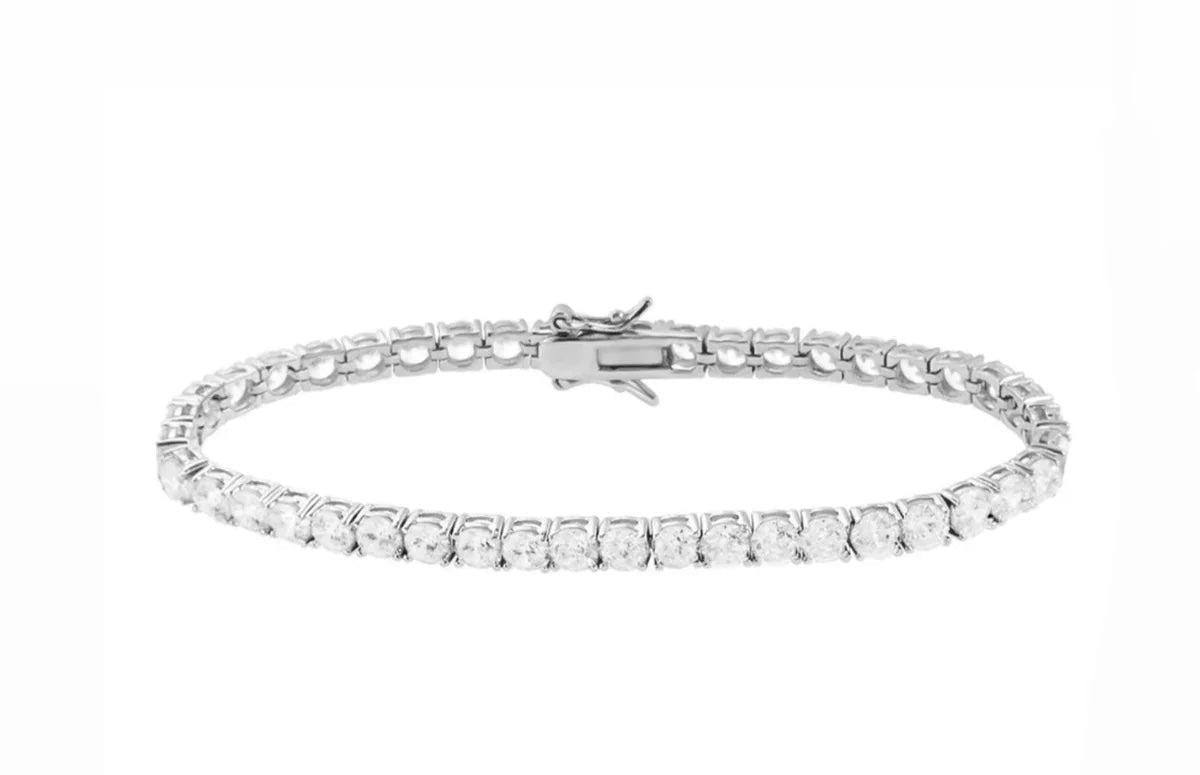 Pulsera Tennis Silver, Argento 925(4mm)