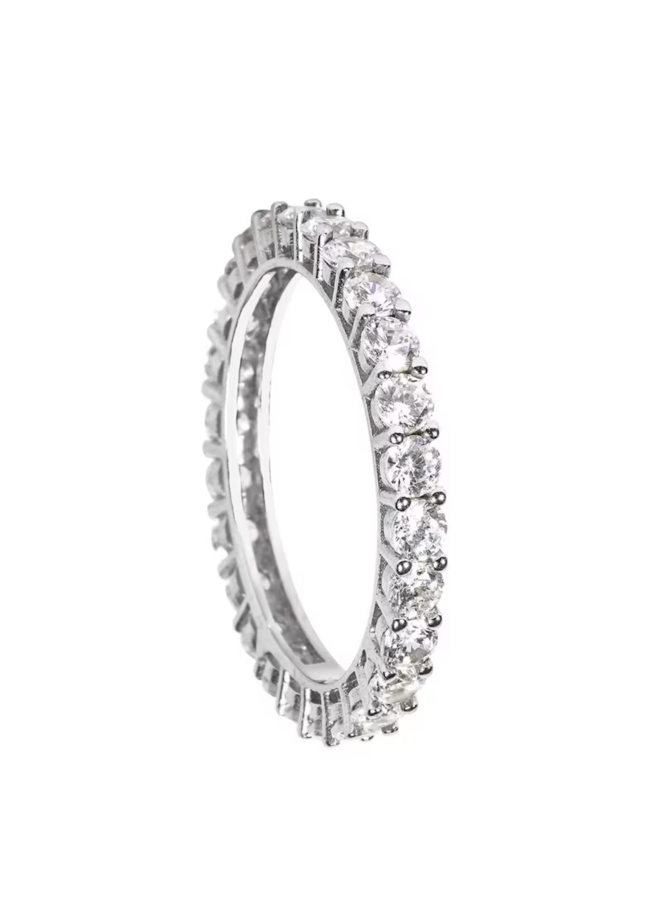 Anillo tennis “Dripice” Plata 925