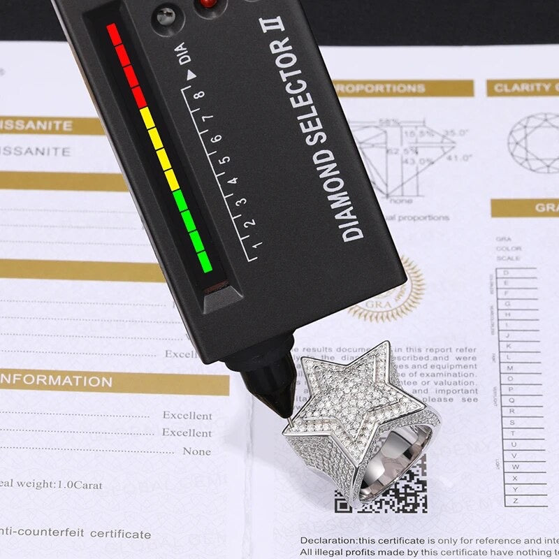 Anillo “STAR” Silver925 - Moissanite