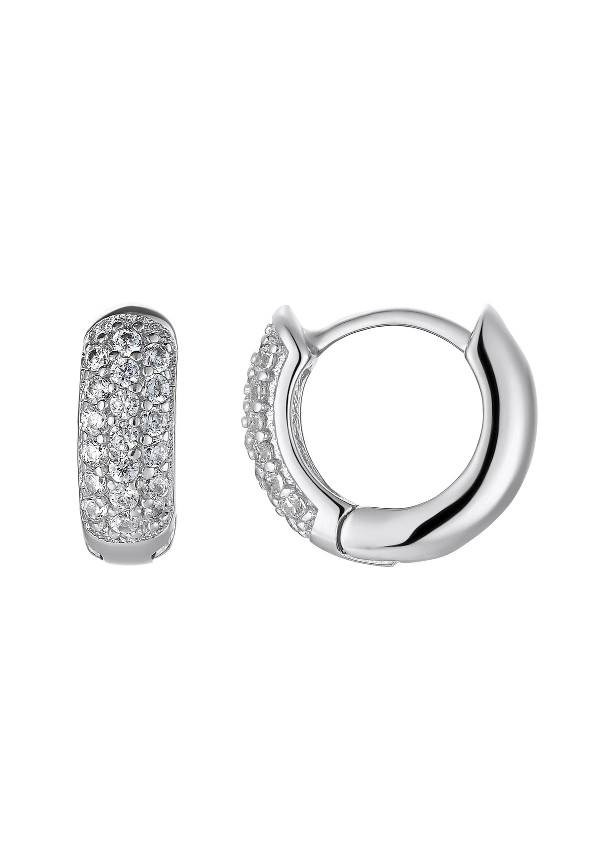 Pendientes “Big Pavè” PLATA 925