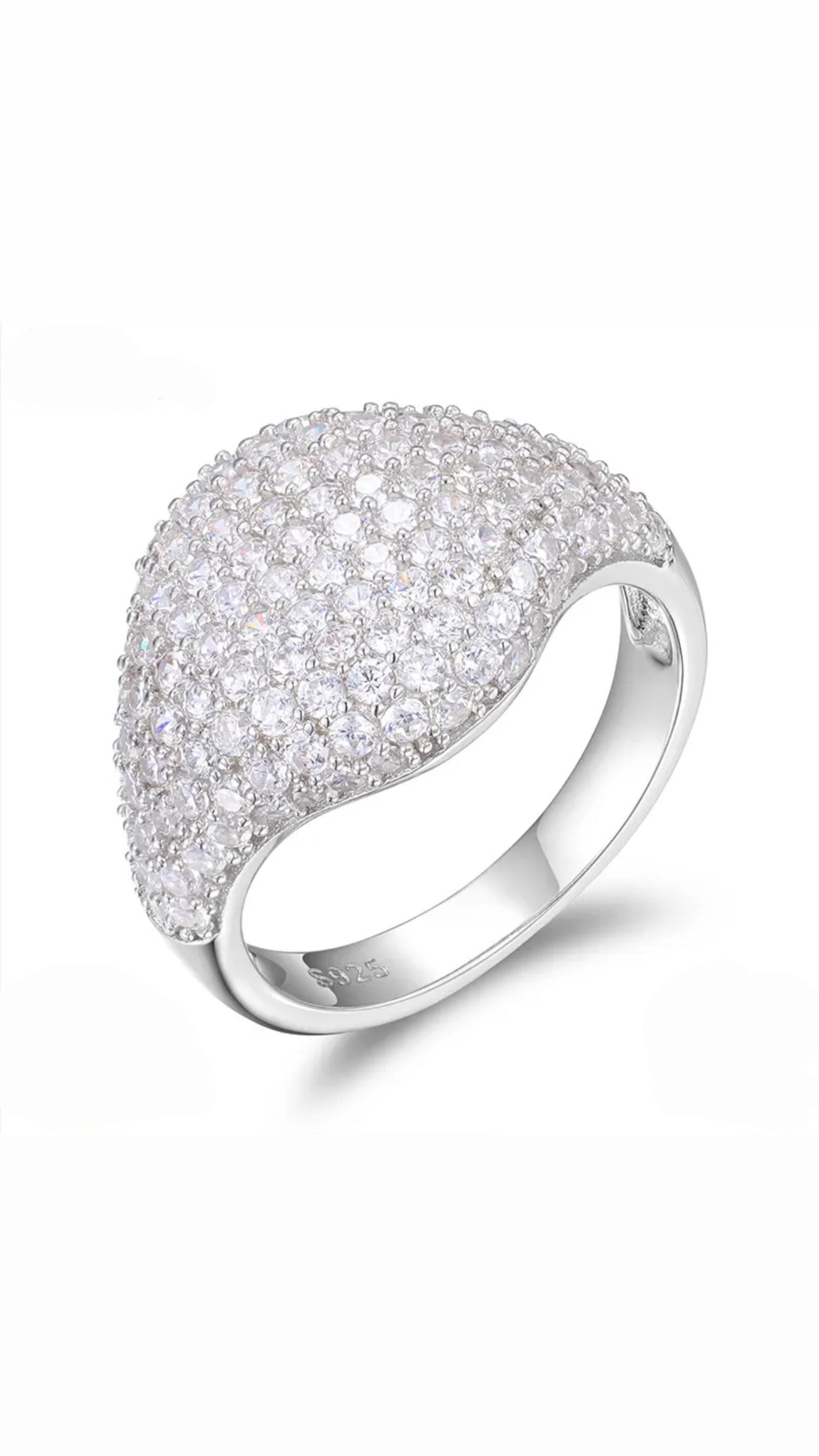 Anillo “PAVÈ” Plata 925