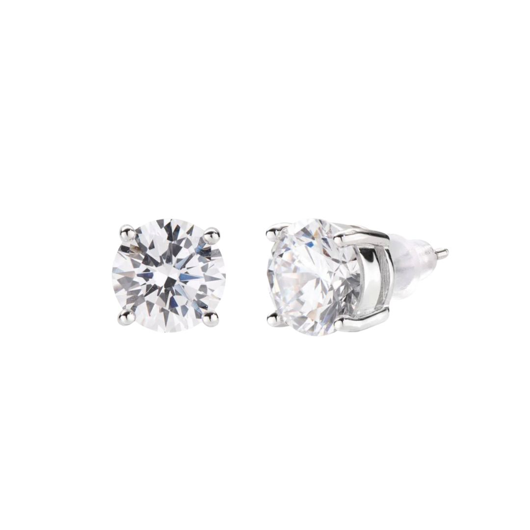 Pendientes "PUNTO LUZ" PLATA 925 8MM