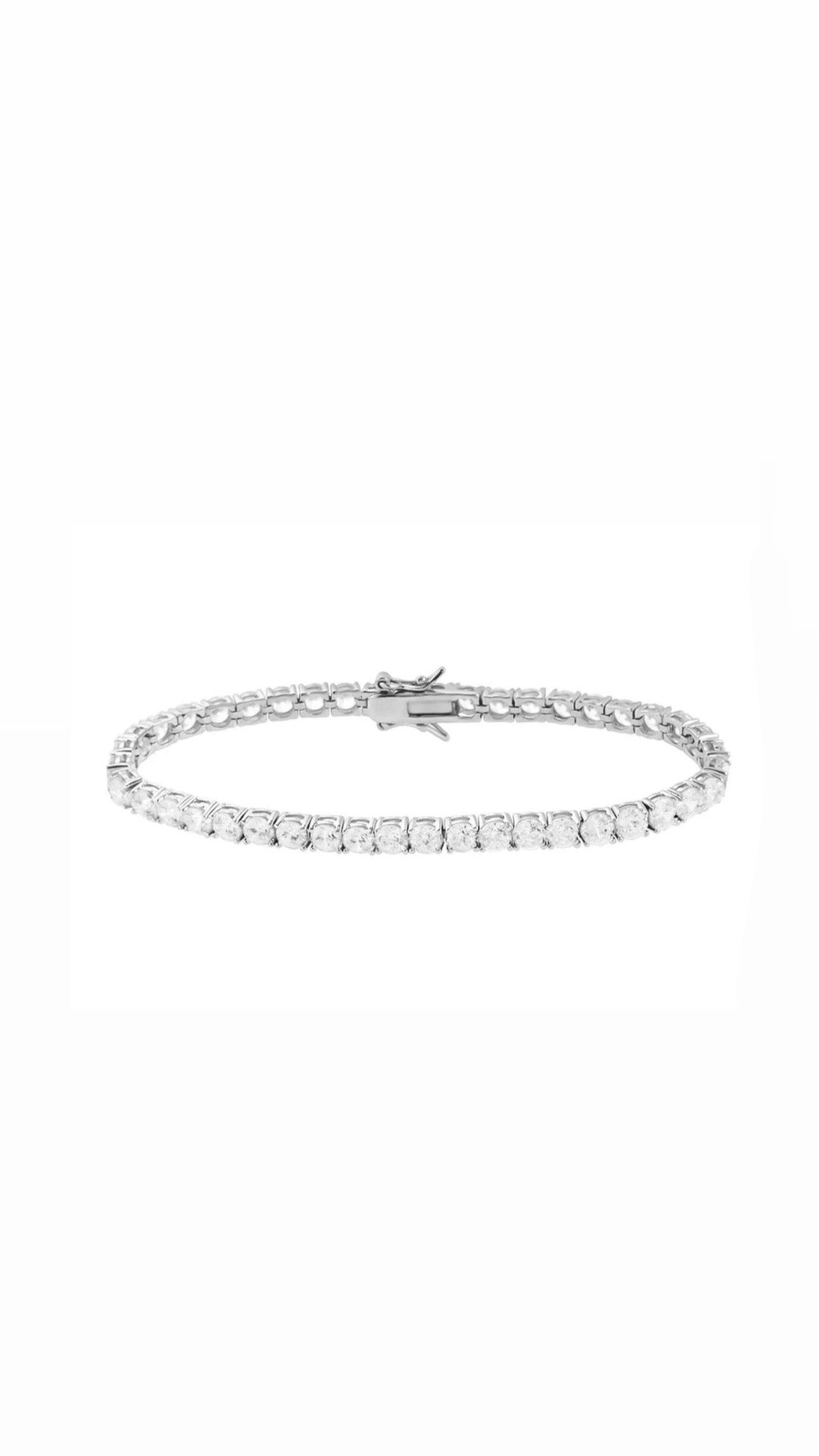 Pulsera Tennis Silver, Argento 925(4mm)