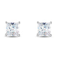 Pendientes "PUNTO LUZ" PLATA 925 8X8MM