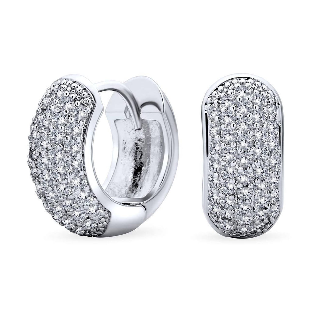 Pendientes “Big Pavè” PLATA 925