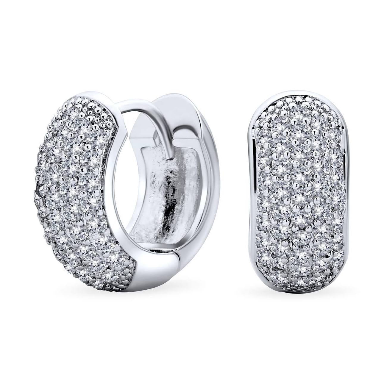 Pendientes “Big Pavè” PLATA 925