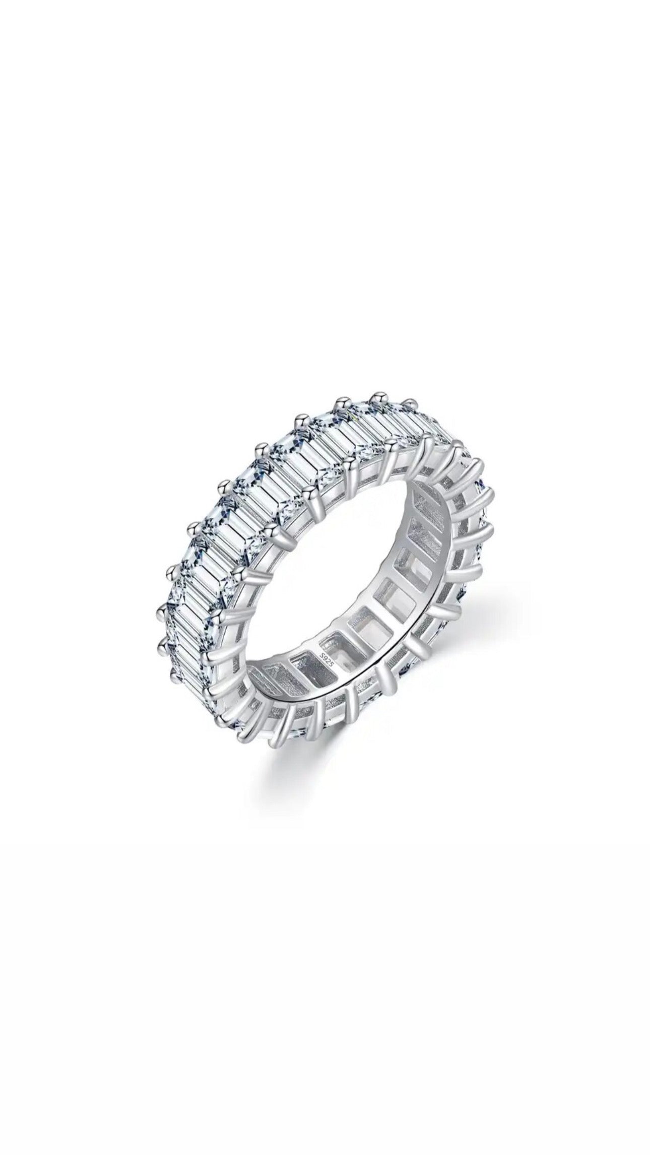 Anillo ”Baguette” PLATA 925