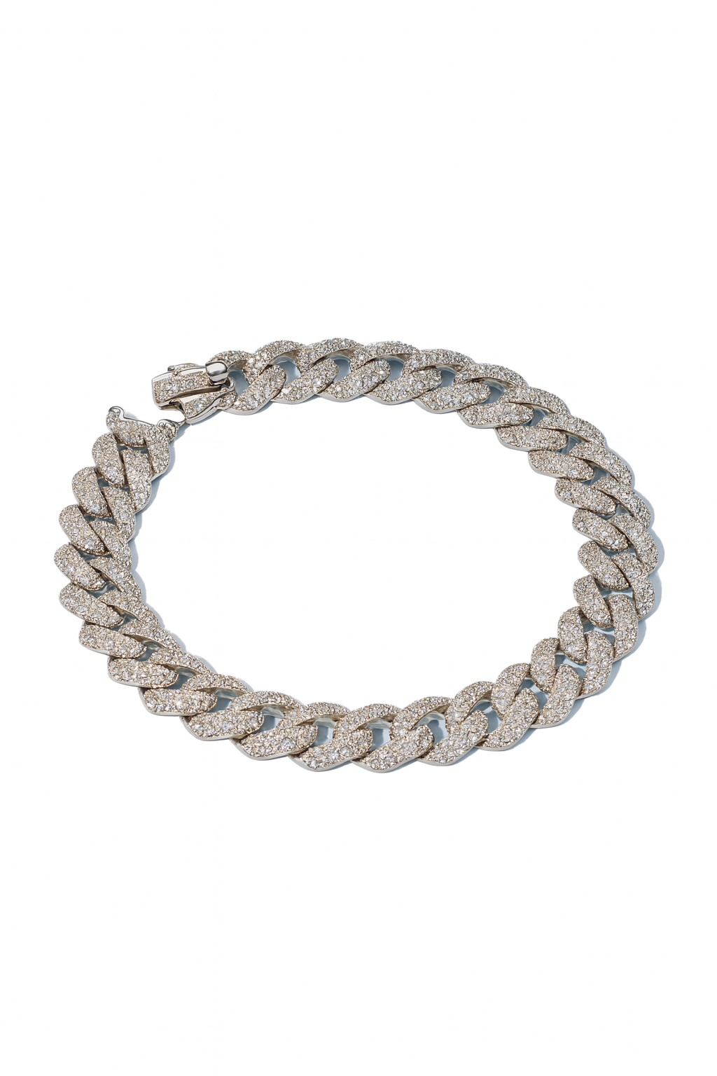 Pulsera Cuban "Las Vegas" Silver925 - Moissanite