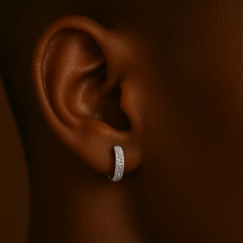 Pendientes PAVÈ “ARGENTO 925”
