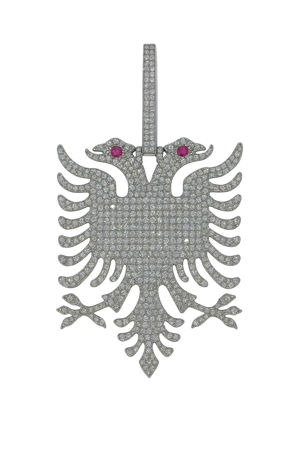 Colgante "ALBANIA DRIP" Silver 925 - Moissanite