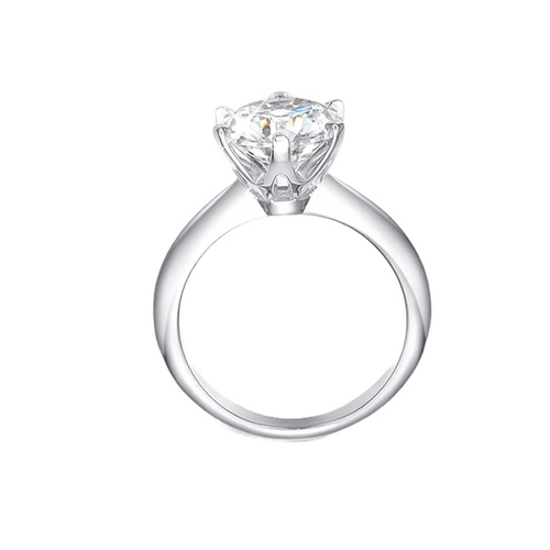 Anillo Punto Luz - Silver925 - Moissanite