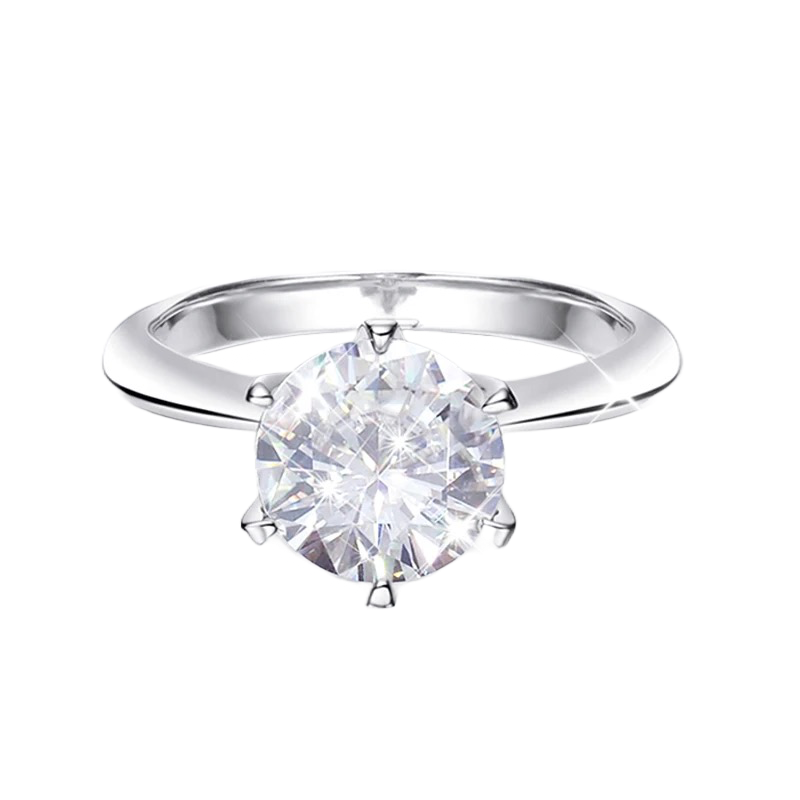 Anillo Punto Luz - Silver925 - Moissanite