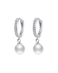 Pendientes "Perla Ice" PLATA 925 - Moissanite